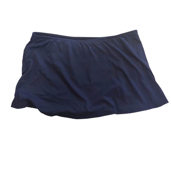 Land's End bathing suit bottom women's size 12 navy blue - Picture 3 of 5